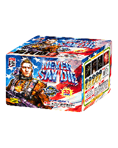 NEVER SAY DIE | 33 Shot 500 Gram Multi Shot Aerial by Miracle Fireworks